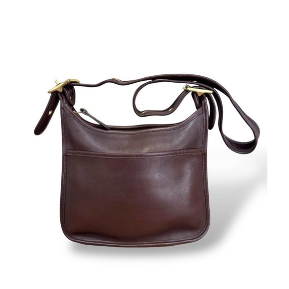 Coach 9966 Vintage Leather Legacy Zip Bag Mahogany Brown 90's USA Gold Hardware - Picture 1 of 16